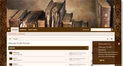 Desktop Screenshot of discusstruth.com